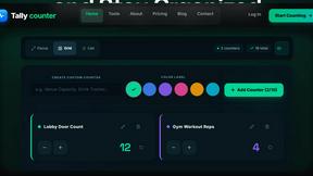 tally counter - product for Analytics & Data